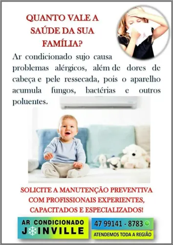 Higienização de ar condicionado
