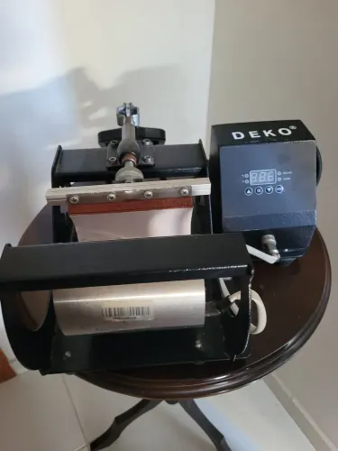 Prensa Deko Térmica Cilíndrica Caneca