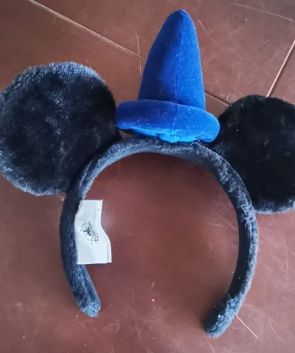 Chapéu e tiara orelhas Mickey original Disney 