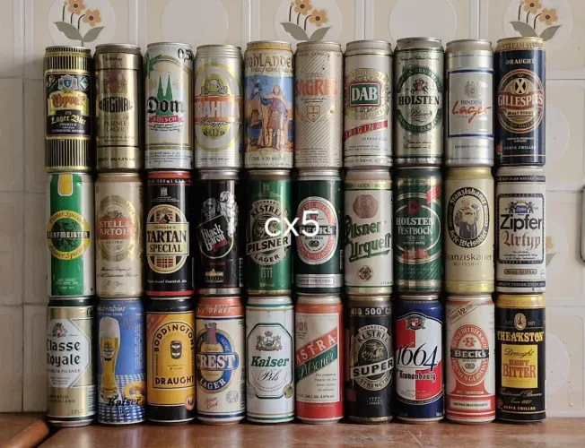 Lata de cerveja para colecionadores