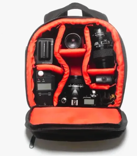 Mochila Para Câmeras Lentes - Impecável