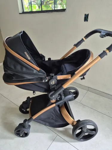 Carrinho de bebê dzieco+bebê conforto+banheira galzerano