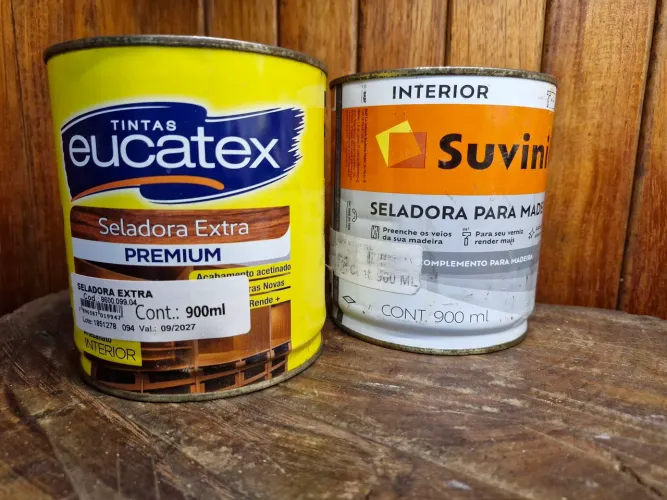 DUAS LATAS SELADOR PARA MADEIRA