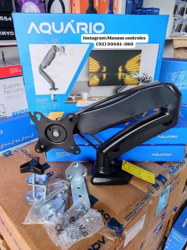 Suporte para monitor articulado com pistão a gás