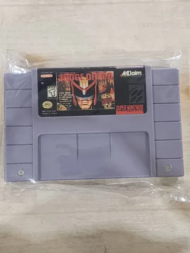 Cartucho Original de snes Judge Dredd seminovo