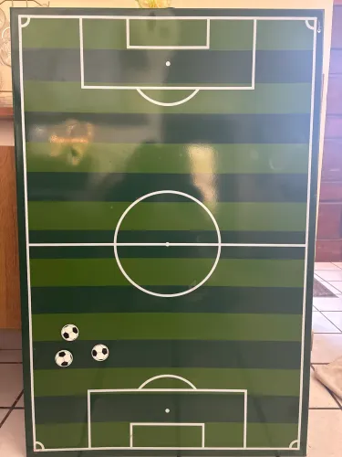 Quadro campinho de futebol magnético