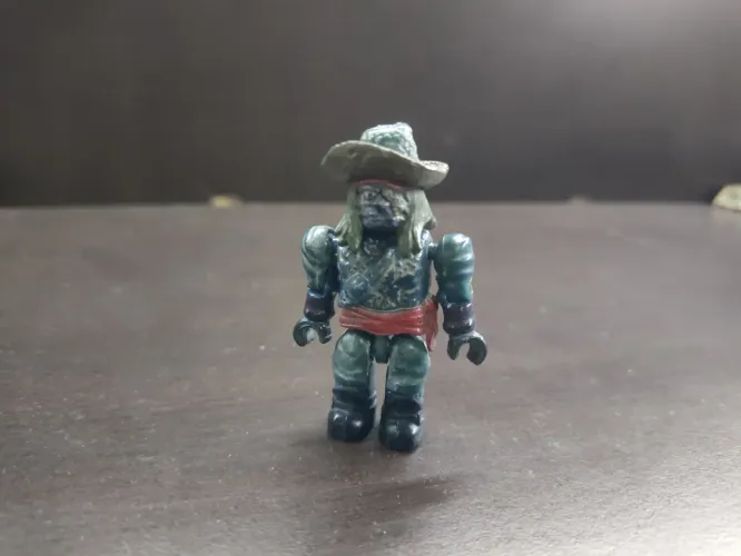 Boneco Piratas do caribe Mega Bloks tipo lego