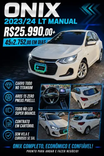 Chevrolet Onix Hatch LT 1.0 12V Flex Mec. 4P 2024