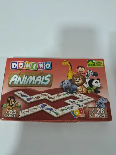Jogo dominó infantil de animais