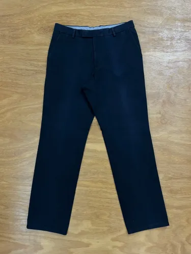 Calça VR chino em pima cotton azul marinho