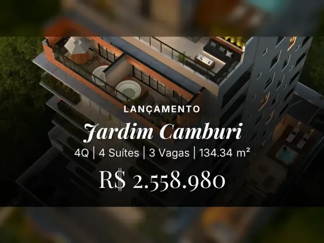 Aura Camburi: Apartamento Garden em Jardim Camburi com 4 suítes e 3 vagas