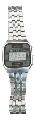 Relógio Vintage Citizen Digital 41-6037 Gn-4-s Outubro 1980 (Usado)