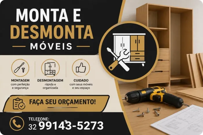 Montagem e desmontagem de móveis 