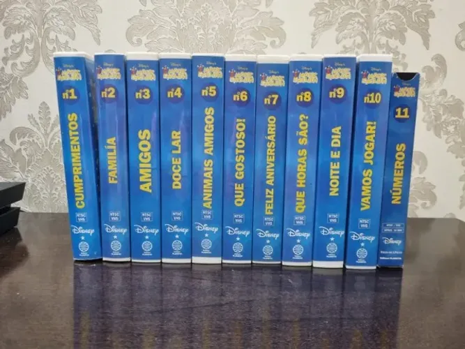 Coleção Fitas Vhs Originais Cante Com Disney. Volume 1 Ao 11