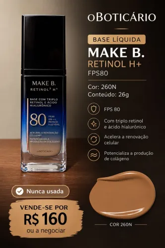 OBOTICÁRIO BASE LÍQUIDA MAKE B.