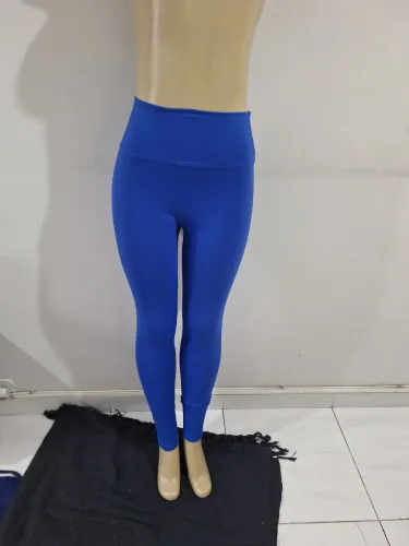 Calça legging feminino azul 