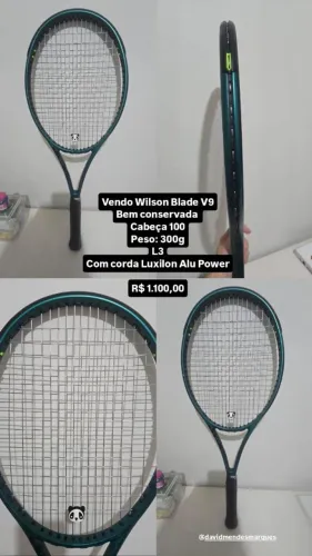 Vendo Raquete de Tenis Wilson Blade V9