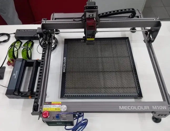 Gravadora Corte E Gravação A Laser Mecolour - M10w Completa