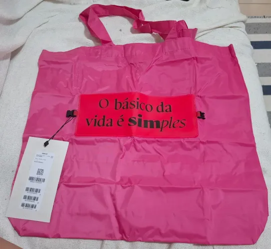 Bolsa dobrável Nylon Reserva Simples 