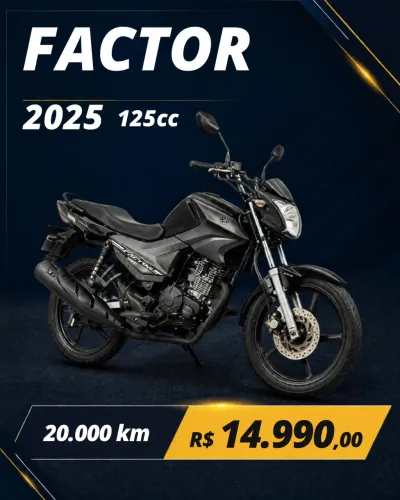 Factor 125 ed 2025 km 25.000 muito nova 