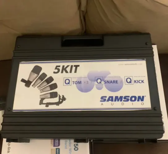 Kit microfones Samson top OPORTUNIDADE 
