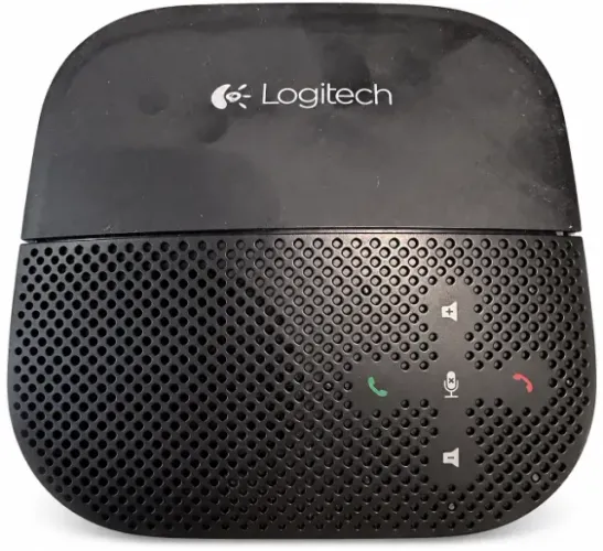 Viva-Voz Logitech P710e Bluetooth/USB com Estojo - Speakerphone p/ Reuniões