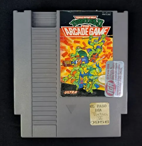 Teenage Mutant Ninja Turtles 2 Arcade Game. Nintendinho NES - Tartarugas Ninjas