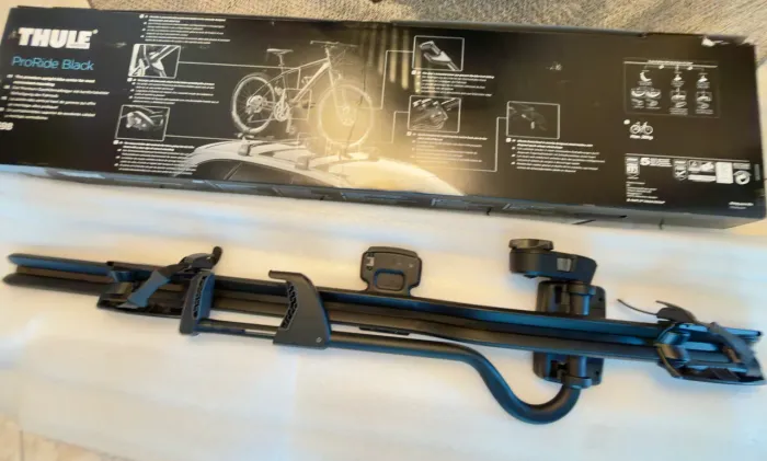 Suporte teto Rack de Bicicleta Thule ProRide Original - Usado 3x - Com NF e Caixa