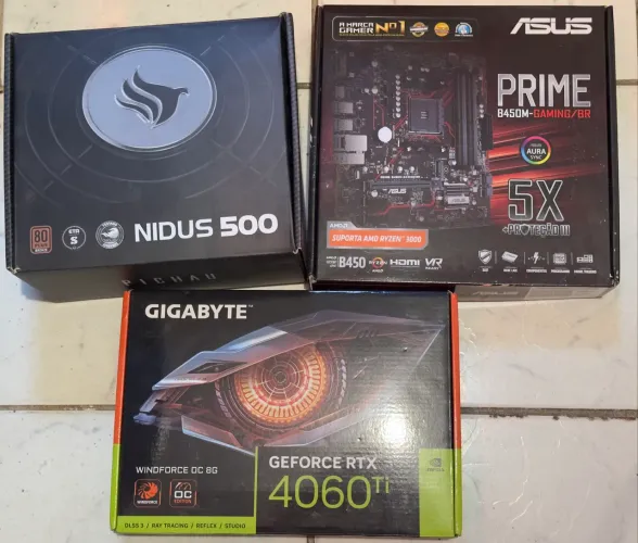 KIT Placa de Vídeo, Fonte Placa-mãe