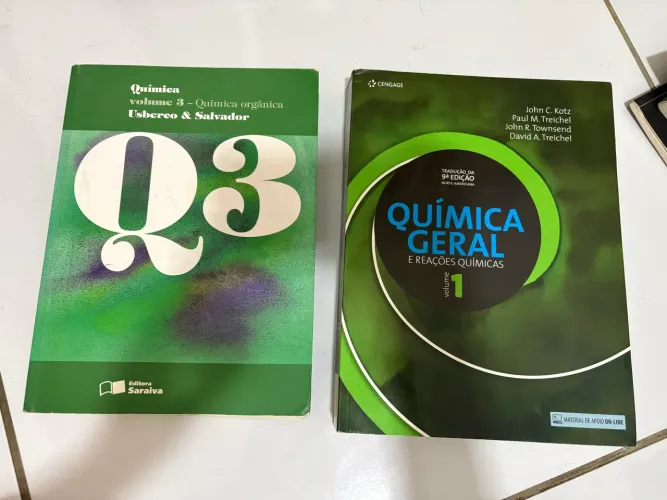 Livros de Química para Vestibular e ENEM - Química Geral e Orgânica