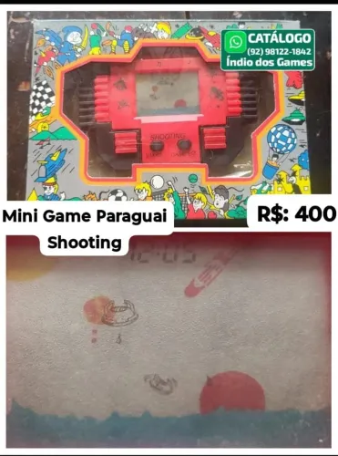 Mini Game Paraguai Anos 90 Shooting = R$: 400