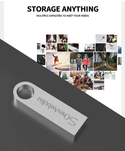 Pendrive 128gb 2.0 Metal Somnambulist