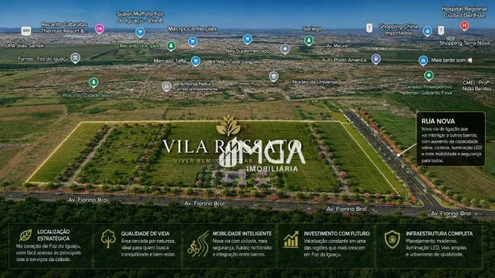 Terreno à venda, 176 m² por R$ 144.320,00 - Polo Universitário - Foz do Iguaçu/PR