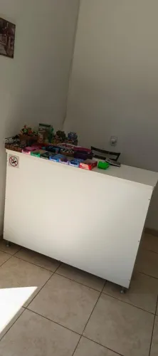 Balcão multiuso (100% MDF - 2 gavetas com chaves)