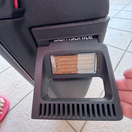 Mala samsonite original rígida 23 ? c/ rodinhas 