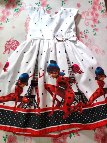 Vestido da leribug infantil 