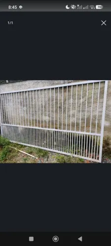 Portão galvanizado 