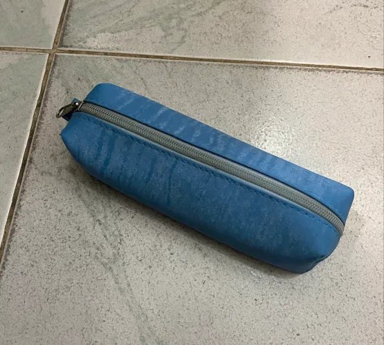 estojo azul