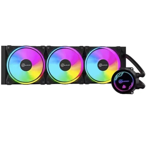 Water Cooler Kalkan Iota V2 360,RGB,Intel-AMD,Preto,KLK00069