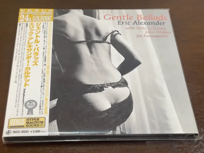 CD Jazz Eric Alexander Gentle Ballads Venus 24k Gold Com OBI