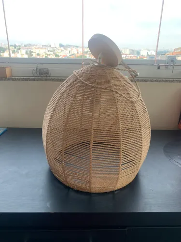 Lindo lustre/Pendente, decoração simples e sofisticada