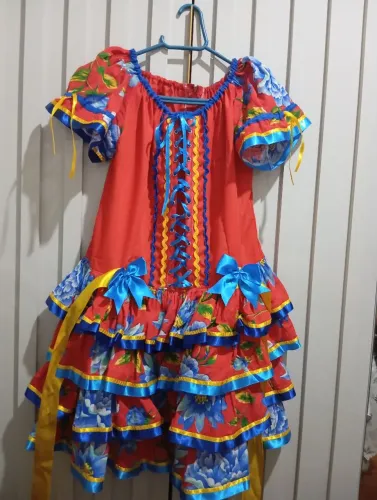 Vestido de Quadrilha ADULTO 