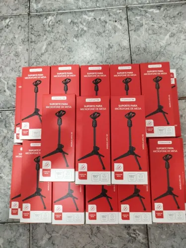 Suporte para microfone de mesa