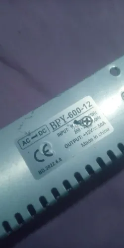 Fonte 12 volts 50 amperes c/defeito $ 50.00
