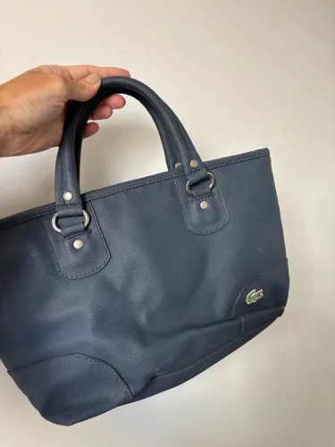 Bolsa Lacoste Original Azul-Marinho | Elegante e Resistente