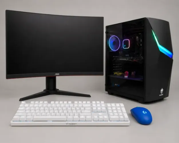 PC Gamer Completo Ryzen 5 + GTX 1650 + Monitor 27" + 16GB RAM + SSD 512GB