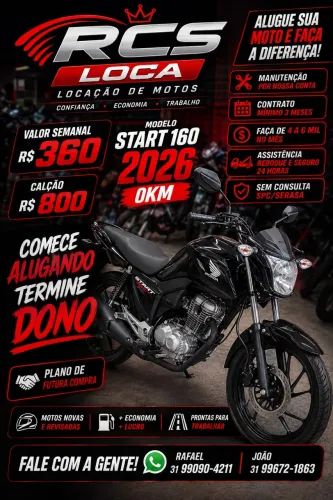 Aluguel Start 160 0Km
