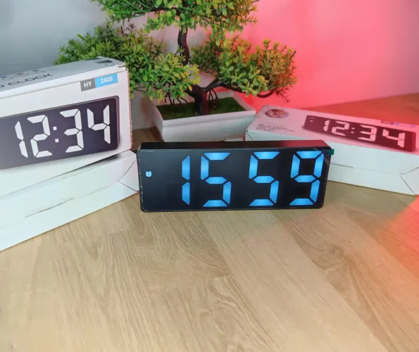 Relógio Led Digital Mesa Despertador Alarme Temperatura