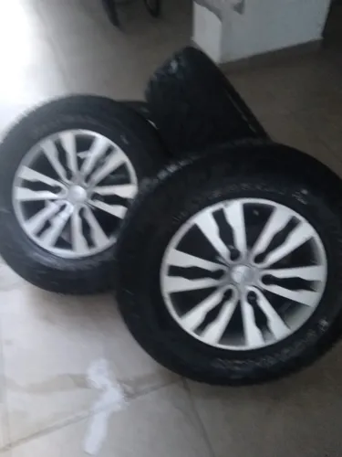 Rodas aro 17 6x139 original Pajero Dakar 2018 com pneus Pirelli Scorpion Plus 265x65 R17