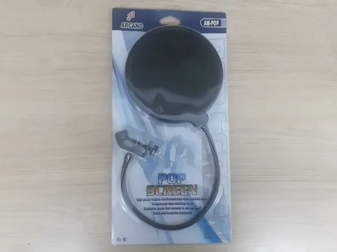Prendedor de microfone pop filter Arcano AM-POP tela nylon